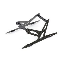 Xtreme Blade 130X Carbon Landing Skid Set (Black)