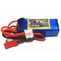 2s 7.4V 300mAh 35C Giant Power Lipo Battery