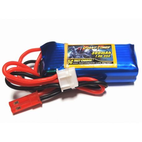 2s 7.4V 300mAh 35C Giant Power Lipo Battery