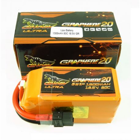 4S 14.8V 1300mAh 80C Ultra Graphene 2.0