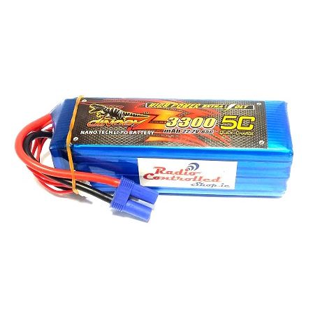 6S 22.2V 3300mAh 65C Giant Power LiPo USED