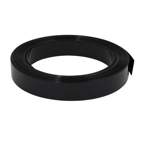 15mm Black PVC Heat Shrink 12"