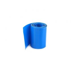 20mm Transparent Blue PVC Heat Shrink 12"