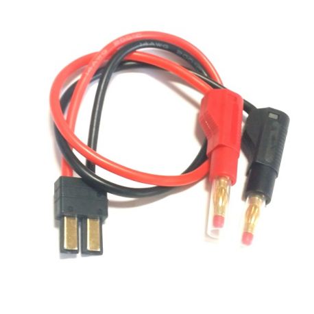 Traxxas Male to 4mm Banana Plug Charge Lead