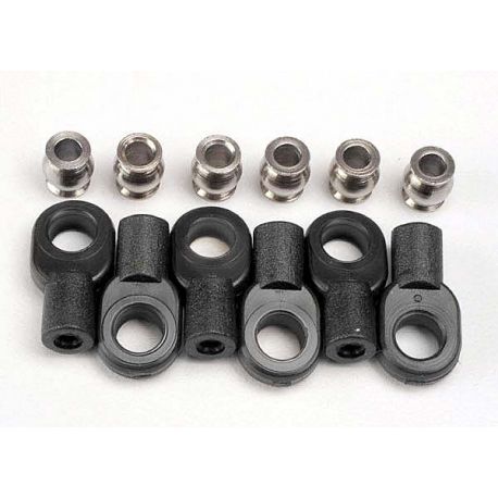 Traxxas Rod Ends Short & Hollow Balls (6)