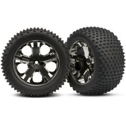 All-Star Black Chrome Wheels Alias Tires