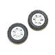 FTX Carnage Mounted Wheel/Tyre White