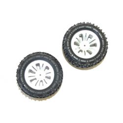 FTX Carnage Mounted Wheel/Tyre White