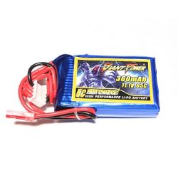 3s 11.1v 360mAh 65c Dinogy Lipo Battery 