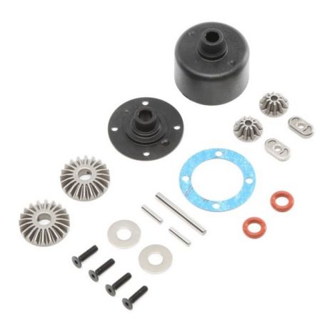 Losi Differential Case & Hardware: 8 & 8T RTR