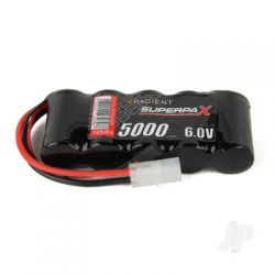 NiMH 6.0V 5000mAh SC Flat Receiver Battery Pack 