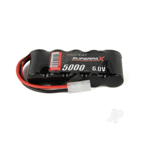 NiMH 6.0V 5000mAh SC Flat Receiver Battery Pack 