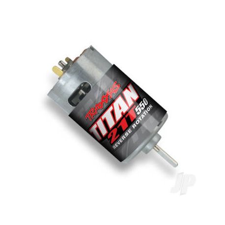 Traxxas Titan 550 Brushed Motor 21-Turn 14 volts Reverse Rotation