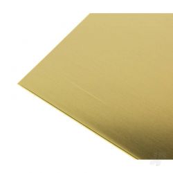 K&S .032in 10x4in Brass Sheet KNS253