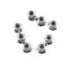 Traxxas Steel Nuts 4mm Flanged Nylon Locking 