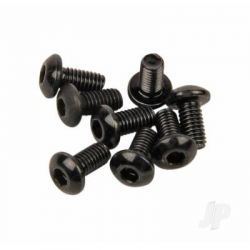 M3x5mm Button Head Screws Black Allen Head 10 pcs