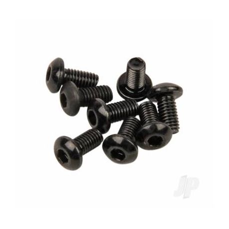 M3x5mm Button Head Screws Black Allen Head 10 pcs