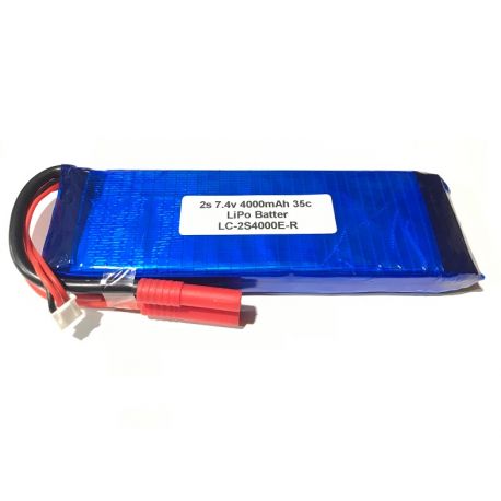 2s 7.4v 4000mAh 35c LiPo Battery Refurbiserd