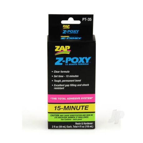 Zap PT-35 Z-Poxy 15 Minute Epoxy 4oz