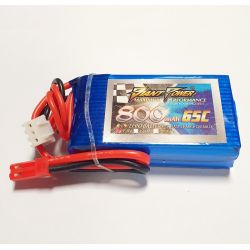 Giant Power 2S 800mAh 65C LiPo Battery