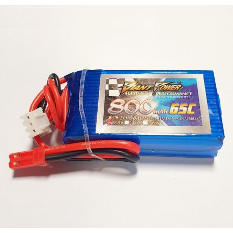 Giant Power 2S 800mAh 65C LiPo Battery