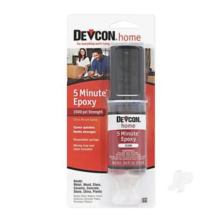 Devcon 5 Minute Epoxy (25ml Syringe)