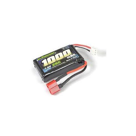 Lipo Soft Pack 7.4V 1000MAH 25C (T-PLUG)