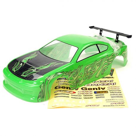 FTX Banzai Green Body Shell W/Decals & Wing