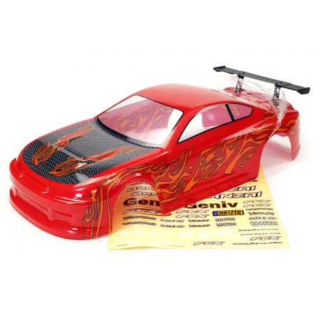 FTX Banzai Red Body Shell W/Decals & Wing 