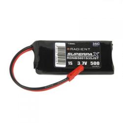 Radient LiPo Battery 1S 500mAh 3.7V 35C JST