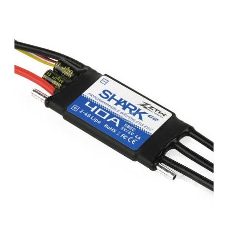 Shark 40A Water Cooled Boat ESC G2 2-4 Cells