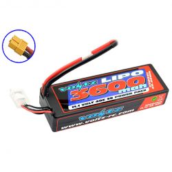 Voltz 3S 11.1V 3600mAh 40C Hardcase LiPo Low Pro