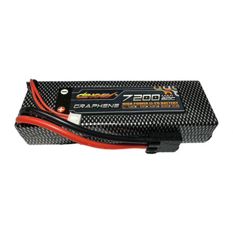 2S 7.4V 7200mAh 80C Dinogy Graphene LiPo 