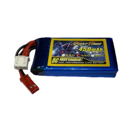 2S 7.4v 450mAh 35c Giant Power LiPo Battery