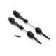 Traxxas Rear Driveshafts Steel-Spline 