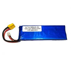 2s 7.4v 2600mAh 35c Voltz Lipo Battery Used