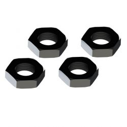 Arrma Wheel Nut Aluminum 17mm Black (4)