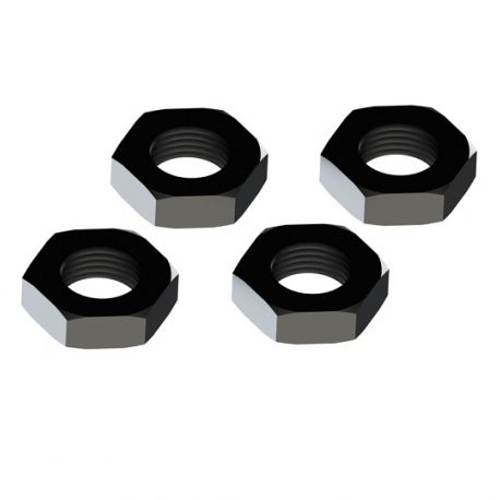 Arrma Wheel Nut Aluminum 17mm Black (4)