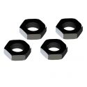 Arrma Wheel Nut Aluminum 17mm Black (4)