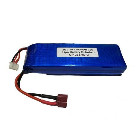 2S 7.4v 3700mAh 35c Lipo Battery Refurbed