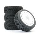 Fastrax 1/10TH Rally Angle Tyre/Wheel Set