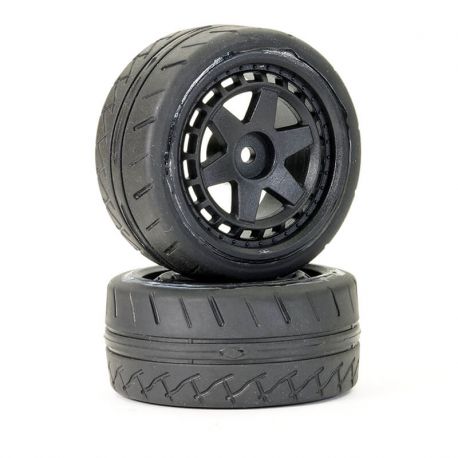 FTX Stinger Rear 32MM Rubber Wheels/Tyres (Pair)