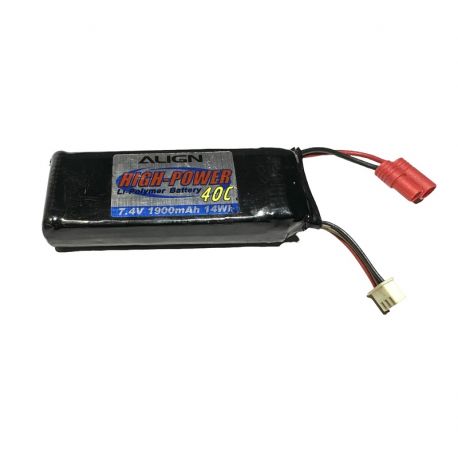 2s 7.4v 1900mAh 25C Align Battery Used