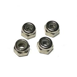 4mm Nylon Lock Nut 4pcs