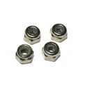 4mm Nylon Lock Nut 4pcs